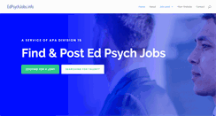 Desktop Screenshot of edpsychjobs.info